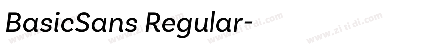 BasicSans Regular字体转换 BasicSans Regular字体转换